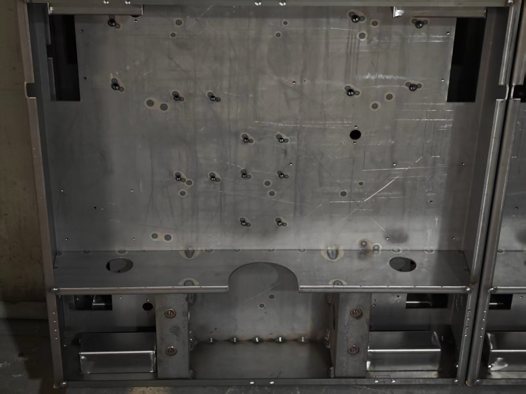 Factory workshop floor overview